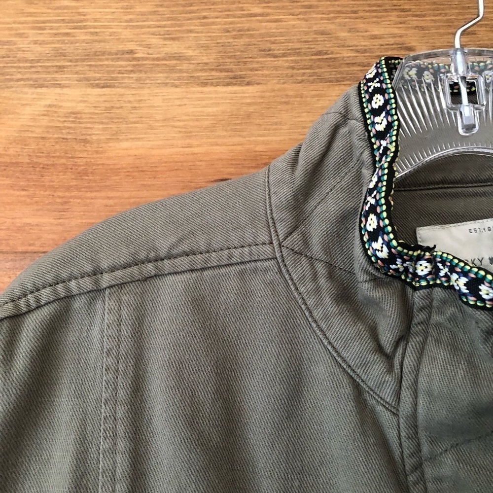LUCKY BRAND / bomber jacket / woman’s/ olive green / Size M - Picture 5 of 11